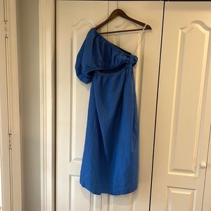 Farm Rio One Shoulder Maxi in Blue - NWT